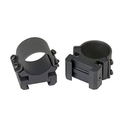 Weaver 1" Sure Grip Rings X-High Gloss Black