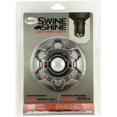 GSM Outdoors American Hunter Swine Shine LED Hog Light Green Motion Activated