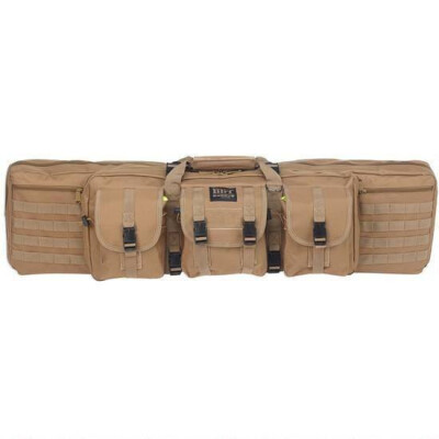 Bulldog Tactical Double Rifle Case Polyester Canvas 43" Tan