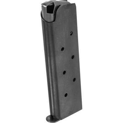 Auto Ordnance 1911 Full Size Magazine .45 ACP 7 Rounds Non Removable Baseplate Steel Blued