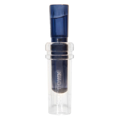 Duck Commander Cut Down 2.0 Duck Call Polycarbonate/Acrylic Barrels Clear/Blue Finish