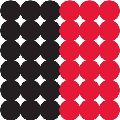 Birchwood Casey Dirty Bird Repair Pasters 1" Red and Black 432 Pasters 34118