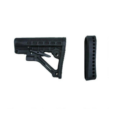 Archangel Heavy Duty AR-15/AR-10 Buttstock Commercial Tube Black Polymer