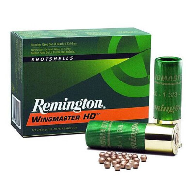 Ammo 12 Gauge Remington Wingmaster HD Load 3" #2 1-3/8 Ounce 1450 fps 10 Round Box