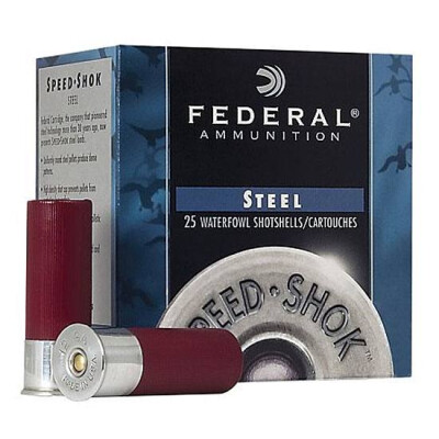 Ammo 20 Gauge Federal Speed-Shok 2-3/4" #6 Steel 3/4 Ounce 25 Round Box 1425 fps WF2086