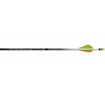 Easton Axis N-Fused 300 Carbon Arrow Blazer Vanes Black 6 Pack 019387