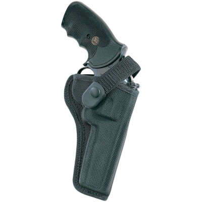 Bianchi Model 7000 Sporting Belt Holster Right Hand Fits S&W K/L-Frame 4" Revolver Ballistic Weave Black