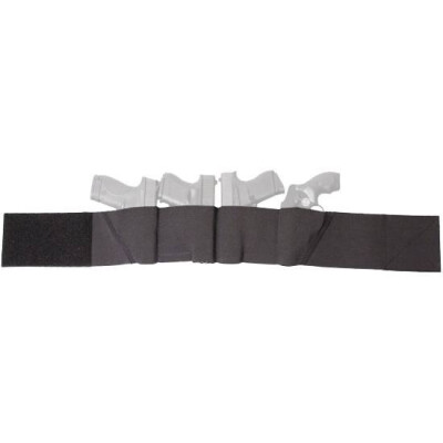 DeSantis Gunhide Option 4 Belly Band Holster Fits 24" to 28" Waist Small to Medium Handguns Synthetic Elastic with Velcro Closure Black