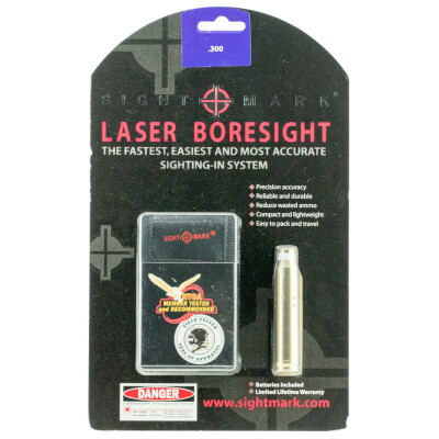 Sightmark Chamber Laser Boresight .300 Winchester Magnum Red Laser Brass