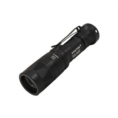 Surefire Aviator Flashlight 250 Lumens LED Tail Cap with White and Red Bulbs