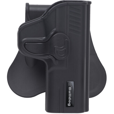 Bulldog Cases Rapid Release for Glock 19, 23, 32 Paddle Holster Right Hand Polymer Black