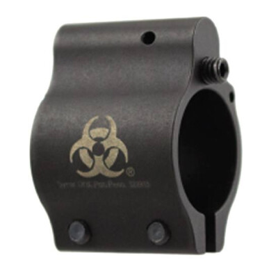 Black Rain Ordnance AR-15 Low Profile Gas Block .750" Barrel Diameter Adjustable Anodized Matte Black Finish BRO-LP-750A