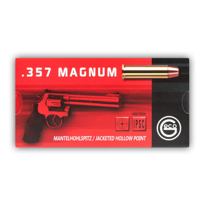GECO .357 Magnum Ammunition 50 Rounds JHP 158 Grain