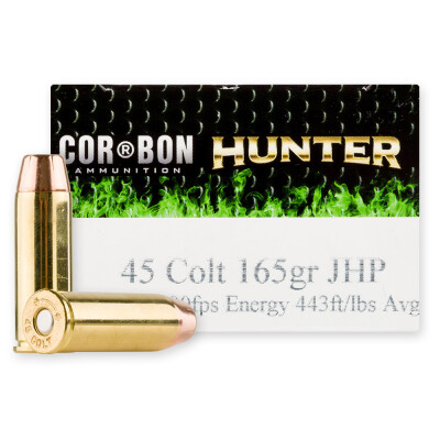 Corbon Hunter .45 Long Colt Ammunition 20 Rounds JHP 165 Grains