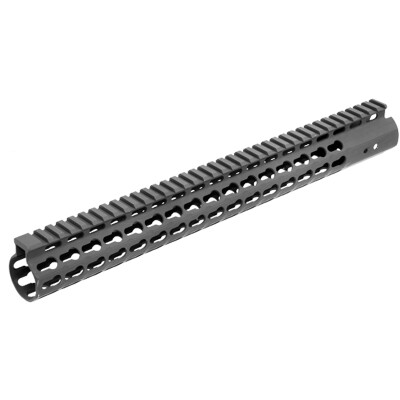 Leapers UTG PRO AR-15 15" KeyMod Handguard Super Slim Free Float Rail Aluminum Black MTU019SSK