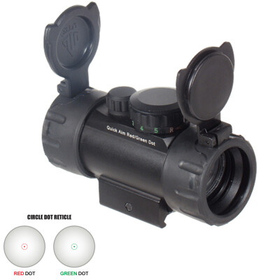 Leapers UTG ITA Red/Green Dot Sight with QD Picatinny Mount Black SCP-RG40CDQ