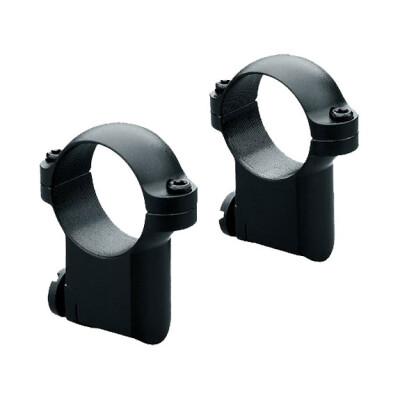 Leupold Ring Mounts For Ruger No. 1, 77/22, 96/44 1" Low Steel Matte Black 49950