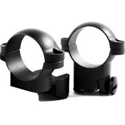 Leupold Ring Mounts For Ruger 1" Diameter Medium Extended Height Matte Finish Black 52306