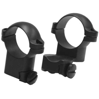1" Ruger 77 Extension Rings Super High Black Matte
