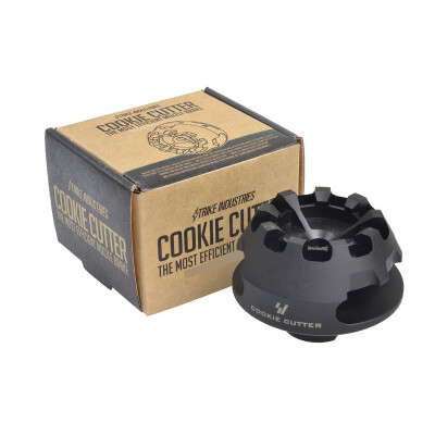 Strike Industries Cookie Cutter Compensator .30 Caliber Parkerized Steel Black