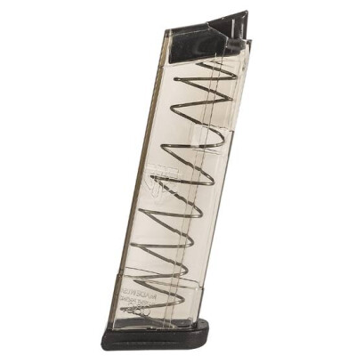 Elite Tactical Systems .380 ACP Magazine 9 Rounds for Glock 42 Polymer Clear Smoke Finish