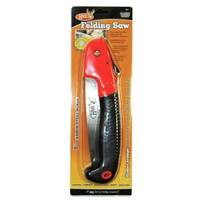 HME PRODUCTS FOLDING SAW, 7" CARBON STEEL BLADE AND ABS HANDLE, FS-1