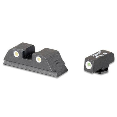AmeriGlo 30-36 Night Sight Set for Glock Green/Yellow GL121
