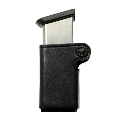 Galco SMC Single Mag Case .357 .40 & 9mm Staggered Metal Leather Black