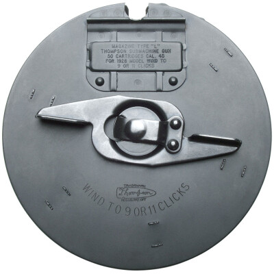 Auto-Ordnance Thompson Long Gun 50 Round Drum Magazine .45 ACP Steel Blued Finish