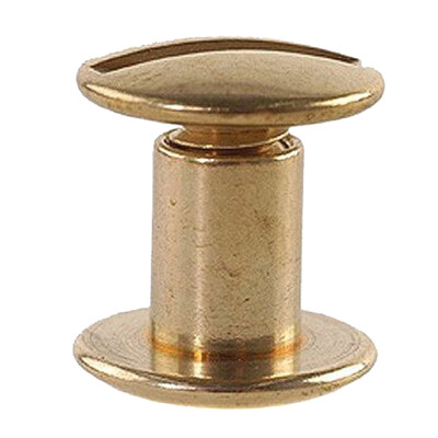 Uncle Mikes Chicago Screws Brass 24 Pack