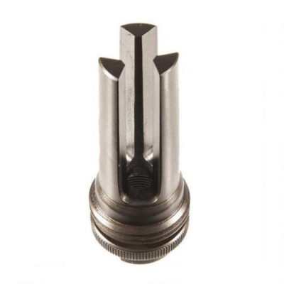 SilencerCo AR-10 ASR 3-Prong Flash Hider Suppressor Mount 7.62 NATO 1/2"x28 Thread Steel Matte Black