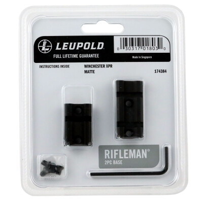 Leupold Rifleman 2-Piece Scope Base Winchester XPR Aluminum Black