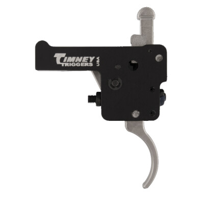 Timney Trigger for Howa 1500/Similar Pattern Clones With Safety Curved Trigger Shoe Adjustable from 1.5 LBS to 4 LBS with 3 LB Default Aluminum Nickel Finish