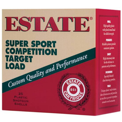 Estate Super Sport Competition Target .410 Ammunition 25 Rounds 2-1/2" #8 Lead 1/2oz