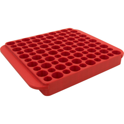 Hornady Magnum Reloading Block Shotgun and .50 Caliber 50 round Capacity Polymer Red