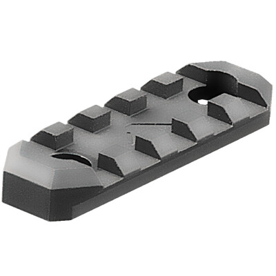 AIM Sports AR-15 5 Slot Picatinny M-LOK Rail Section Aluminum Black