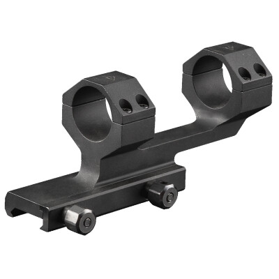 AIM Sports AR-15 Cantilever Scope Mount 1" Rings 1.5" Height Aluminum Black