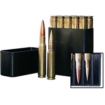 MTM Case-Gard 50BMG 10 Round Slip Top Ammunition Box Polypropylene Black BMG10-40