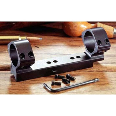 Thompson/Center Encore and Omega Lightweight Extended 1-Piece Alloy Scope Mount 1" Medium Rings Black Anodized Finish