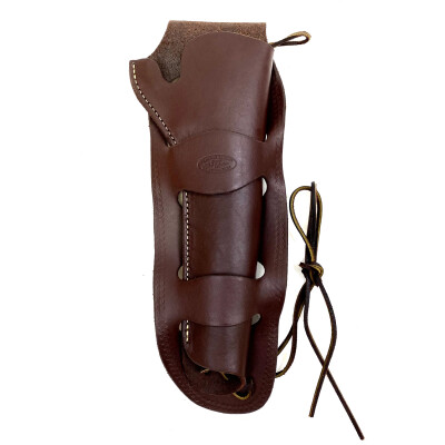 Hunter Company Western Double Loop Holster 7.5" Brown