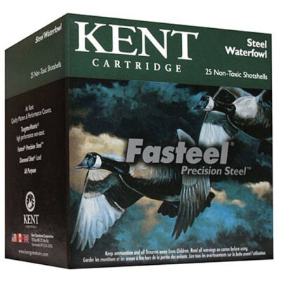 Kent Cartridge Fasteel 12 Gauge Ammunition 25 Rounds 3.5" #2 Steel 1.375oz