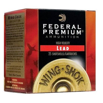 Ammo 16 Gauge Federal Wing-Shok Pheasants Forever High Velocity 2-3/4" #6 Lead 1-1/8 Ounce 1425 fps 25 Round Box PF1636