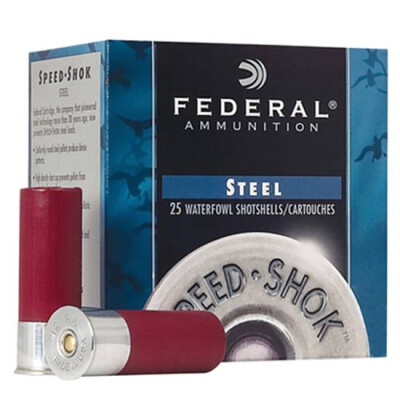 Federal Speed-Shok 12 Ga 3" #1 Steel 1.125oz 25 Rounds