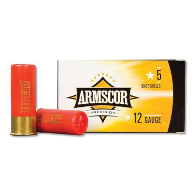 Ammo 12 Gauge Armscor 2-3/4" 00 Buckshot 1-1/8 Ounce 1145 fps 5 Rounds 50139
