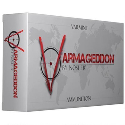 Nosler Varmageddon .223 Remington Ammunition 20 Rounds 53 Grain Tipped Flat Base 3350fps