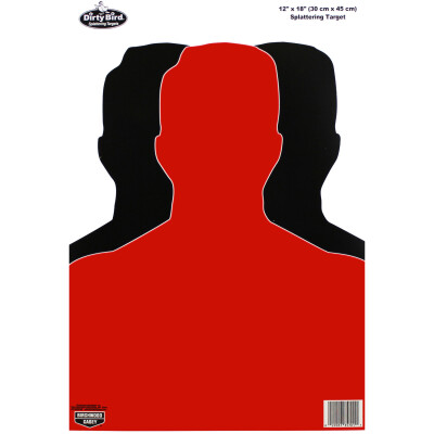 Birchwood Casey Dirty Bird 12 X 18 Silhouette III Reactive Tagboard Target Indoor/Outdoor 100 Pack