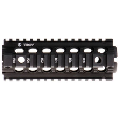 Troy Industries AR-15 MRF-D BattleRail 7" Drop In Carbine Length Rail Aluminum Black SRAI-MRF-D7BT-00