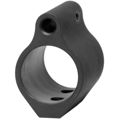 Troy Industries Low Profile Gas Block AR-15 .750" Diameter Gas Seat Barrel Machined 4140 Pre-Hardened Steel Manganese Phosphate Finish Matte Black SGAS-A4L-00BT-00