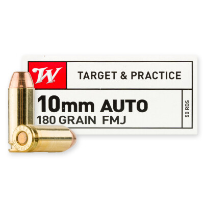 Winchester USA 10mm Auto Ammunition 500 Rounds FMJ 180 Grains