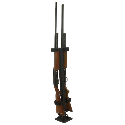 Rugged Gear Removable Floor Mount Two Gun Holder  